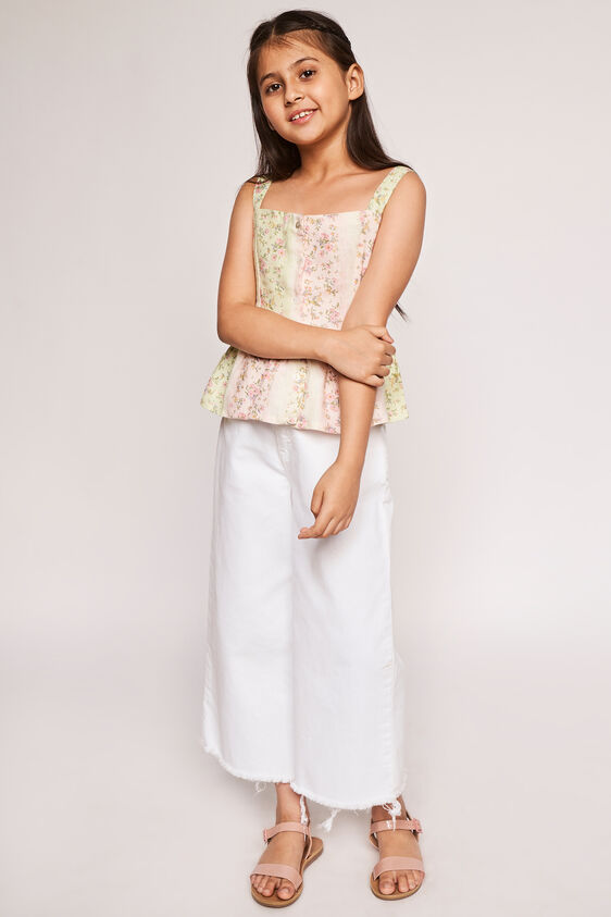 Multi Color Floral Flared Top, Multi Color, image 2