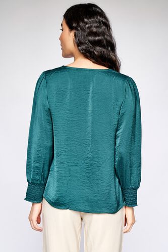 4 - Green Solid A-Line Top, image 4