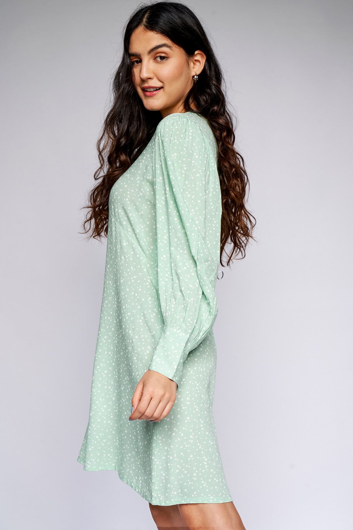 3 - Sage Green Straight Shift Dress, image 3