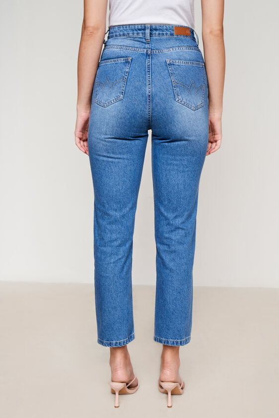 Light Blue Solid Tapered Bottom, Blue, image 3