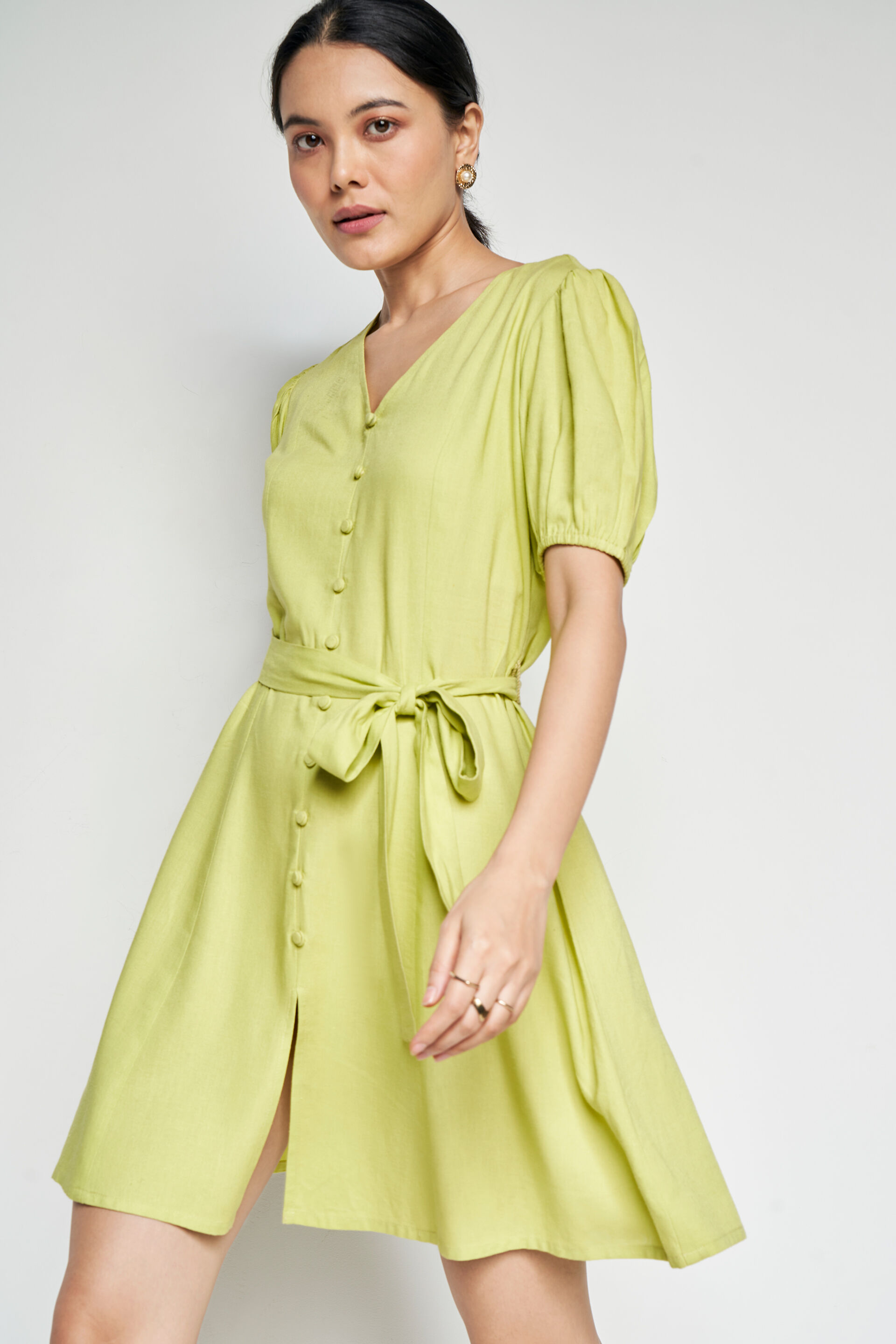 Star In Your Eyes Dress, Lime Green, image 2