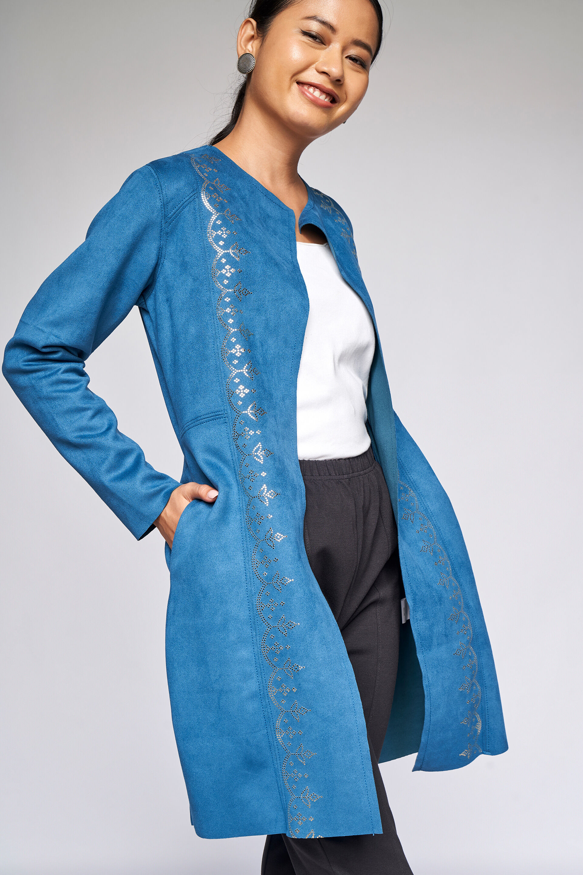 Midnight blue clearance shrug