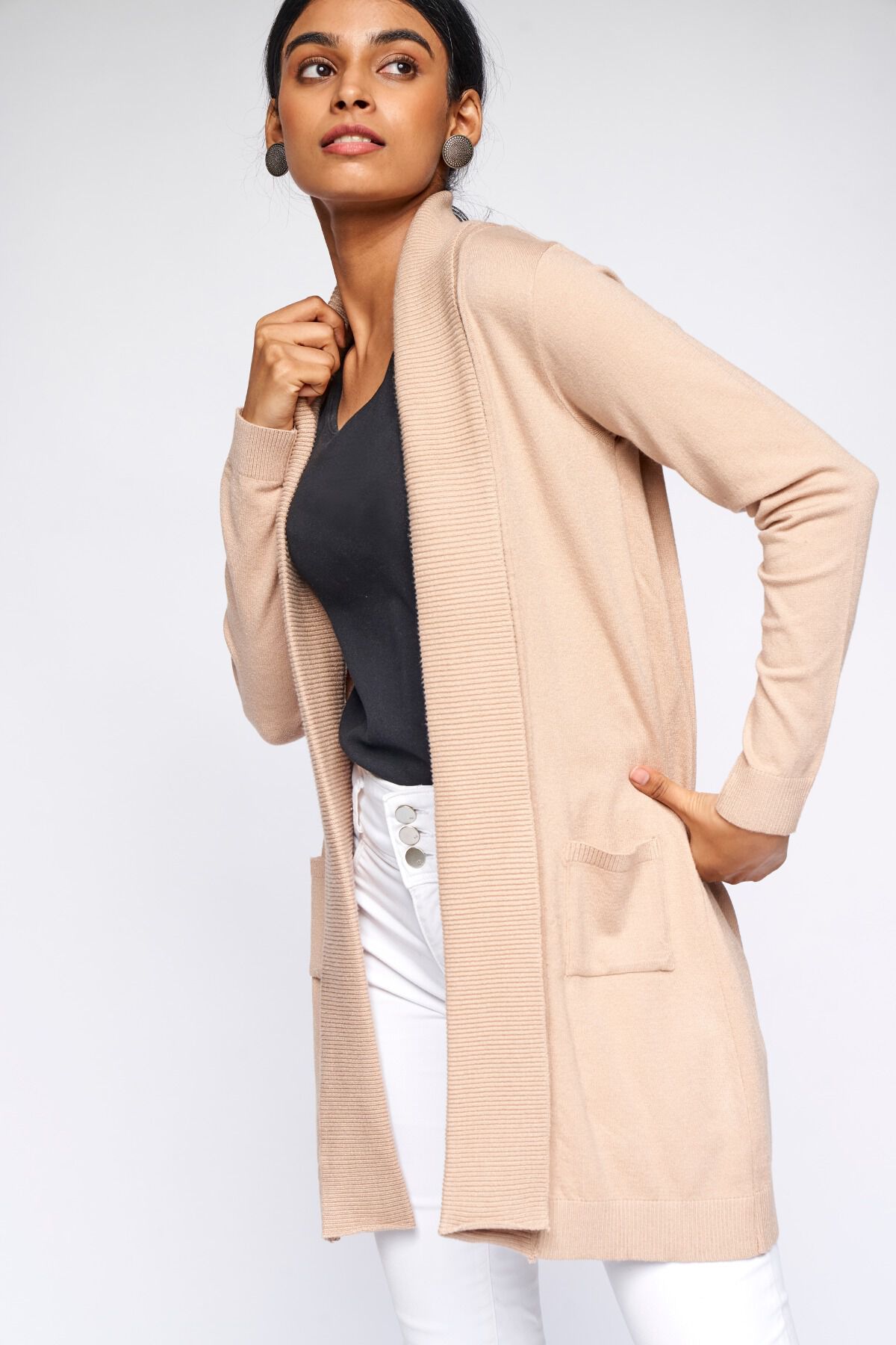 Beige shrug shop
