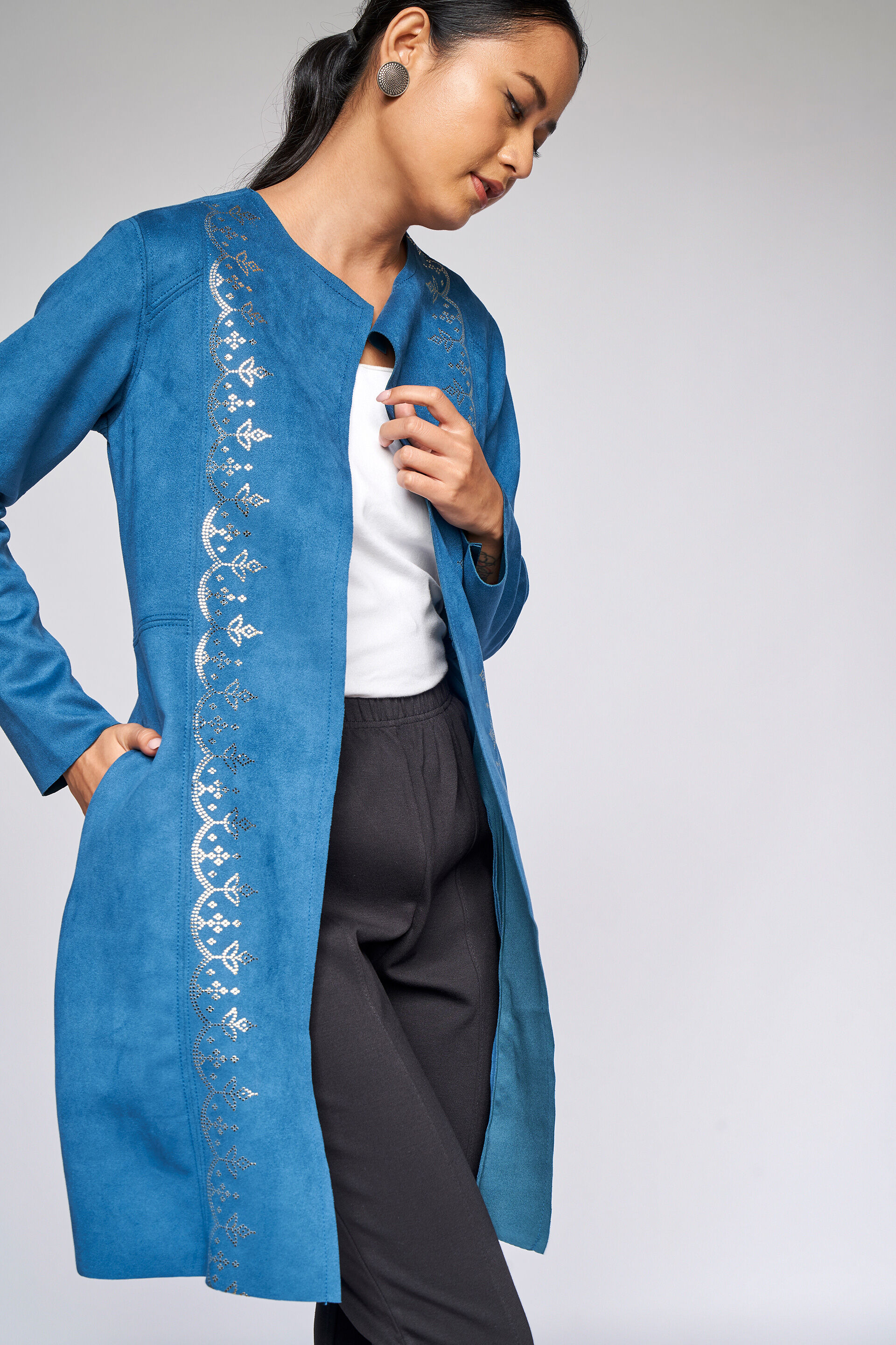 Midnight blue clearance shrug