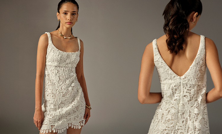 Off-White Midi Dress