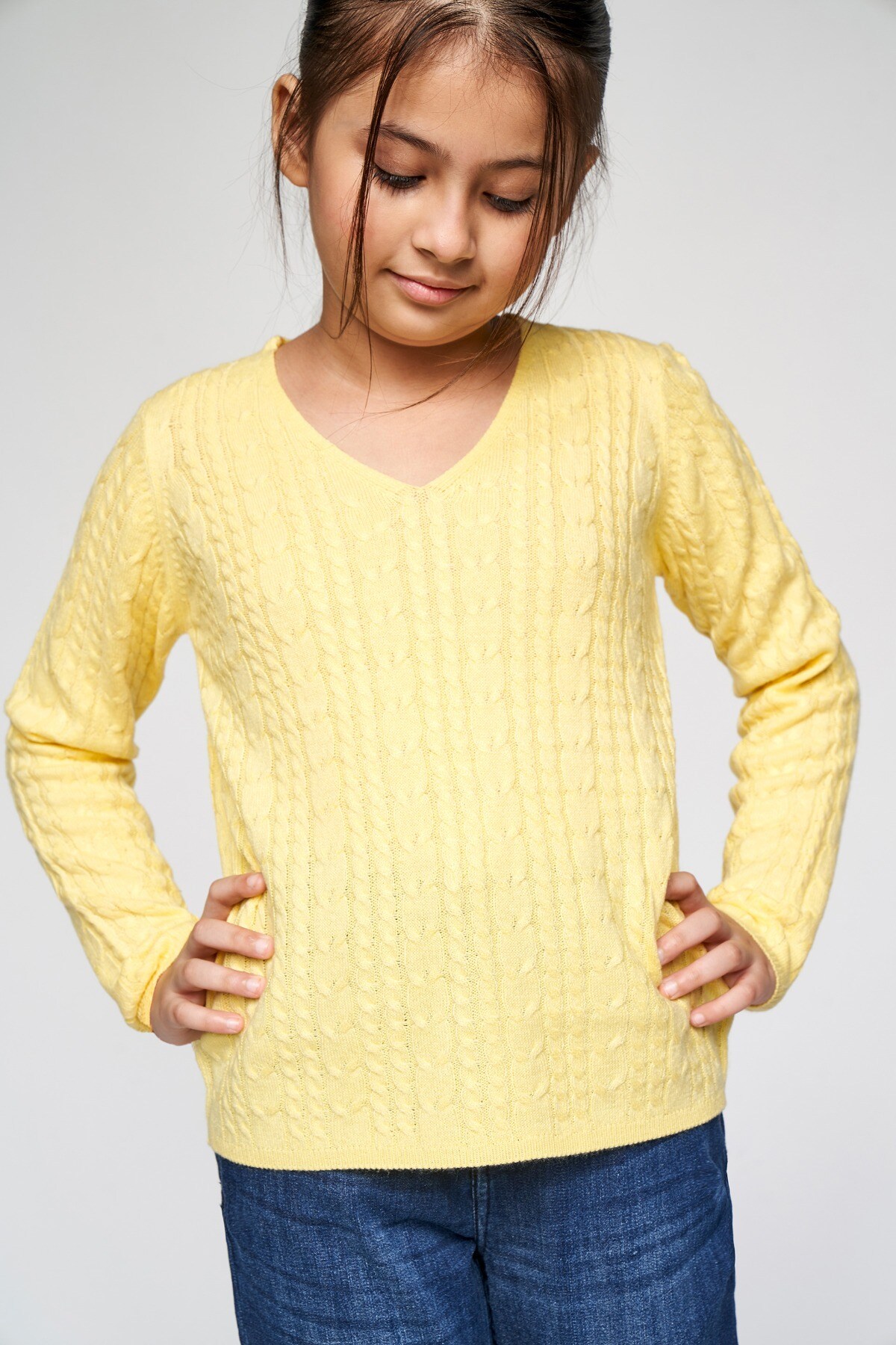 2 - Yellow Solid Straight Top, image 2