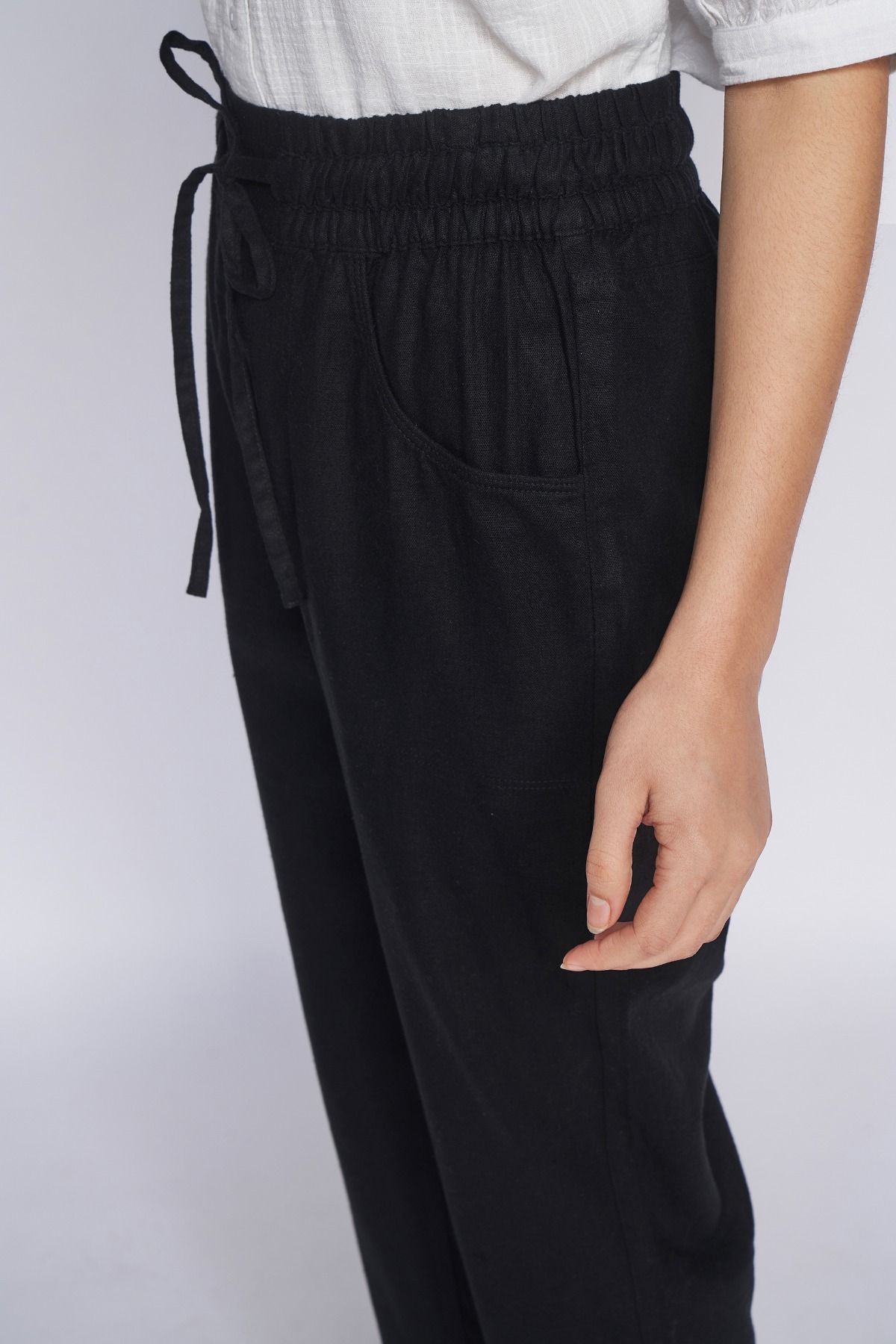 5 - Black Solid Straight Bottom, image 5