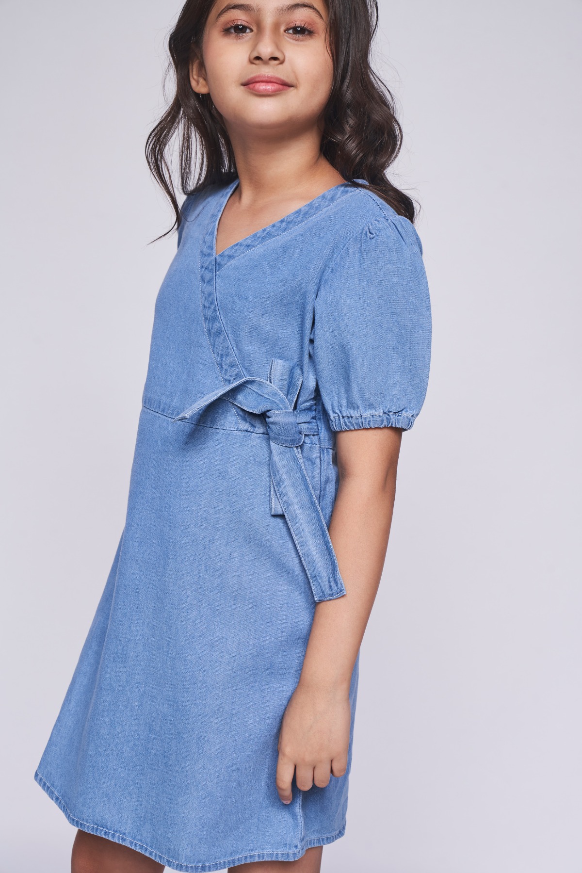 1 - Midnight Blue Solid Straight Dress, image 1