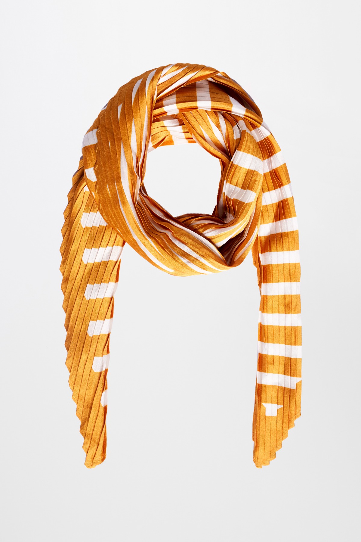 1 - Yellow Printed Scarf, image 1