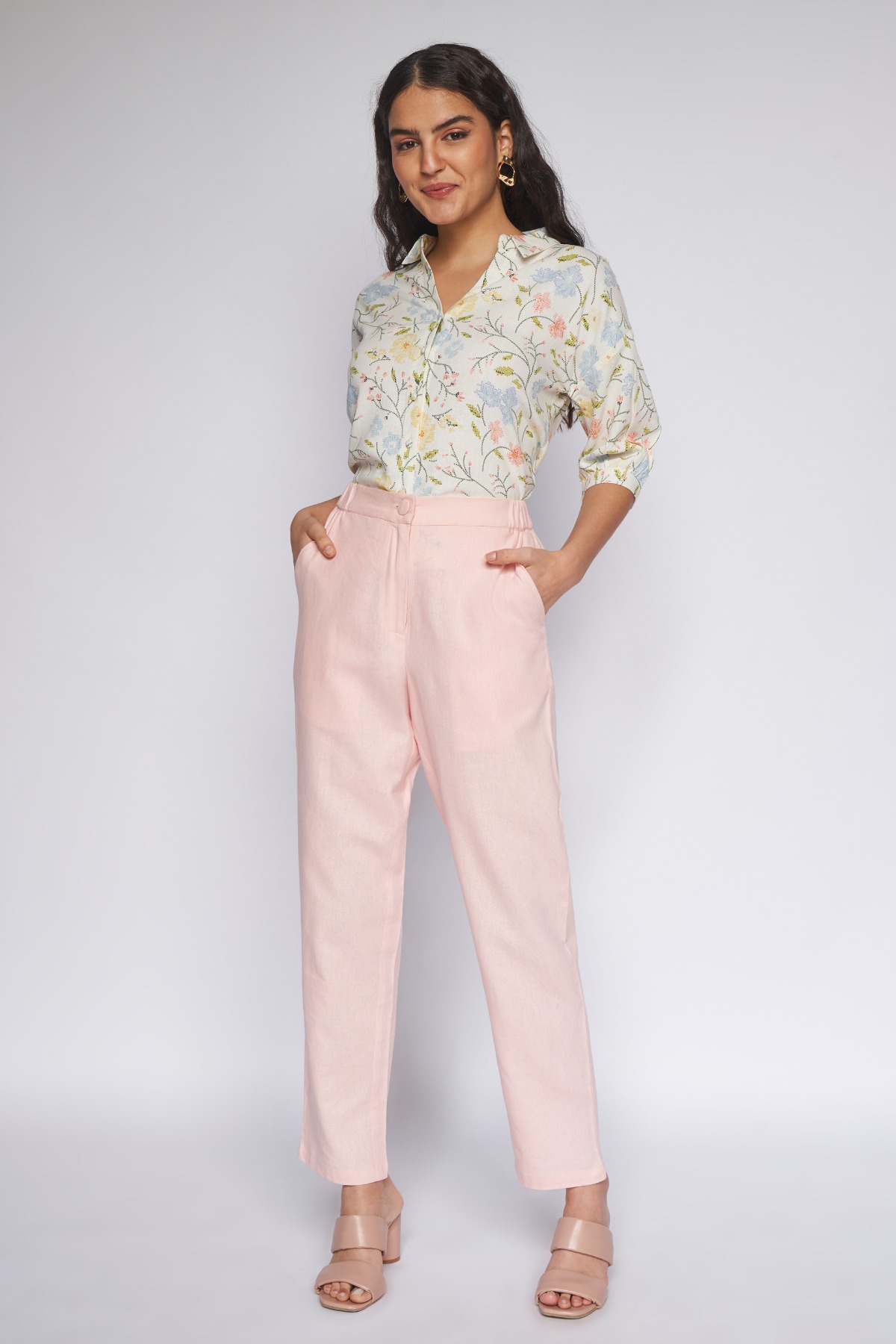 4 - Pink Regular Solid Bottom, image 1
