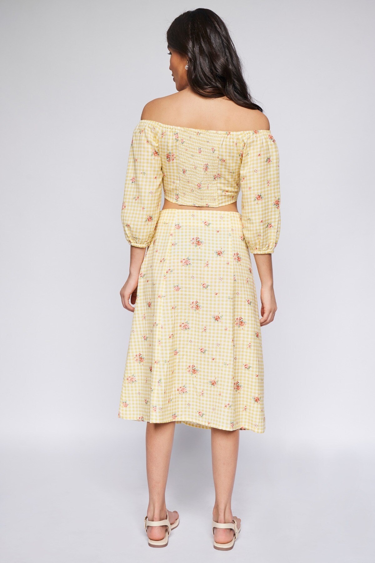 5 - Yellow Checks A-Line Set, image 5
