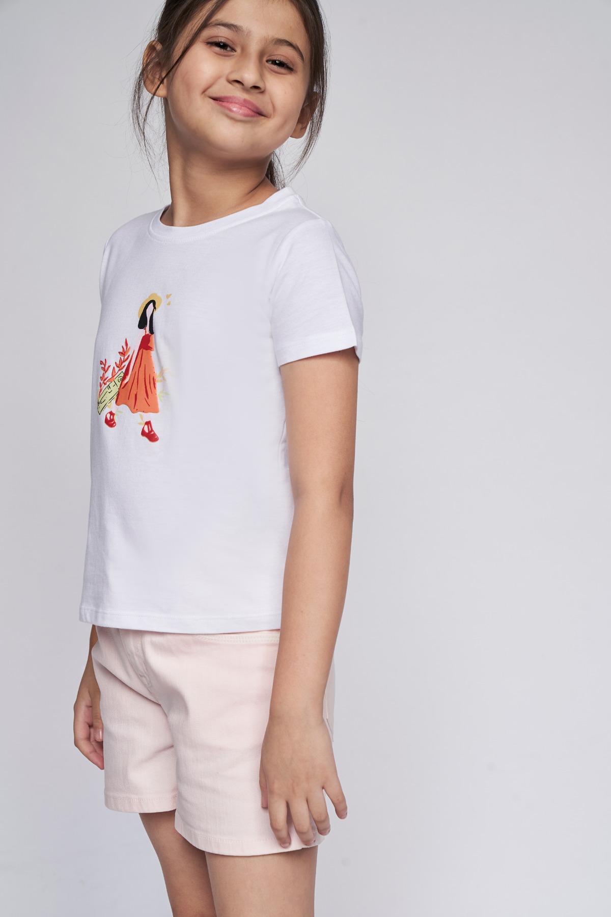 2 - White Graphic Straight Top, image 2