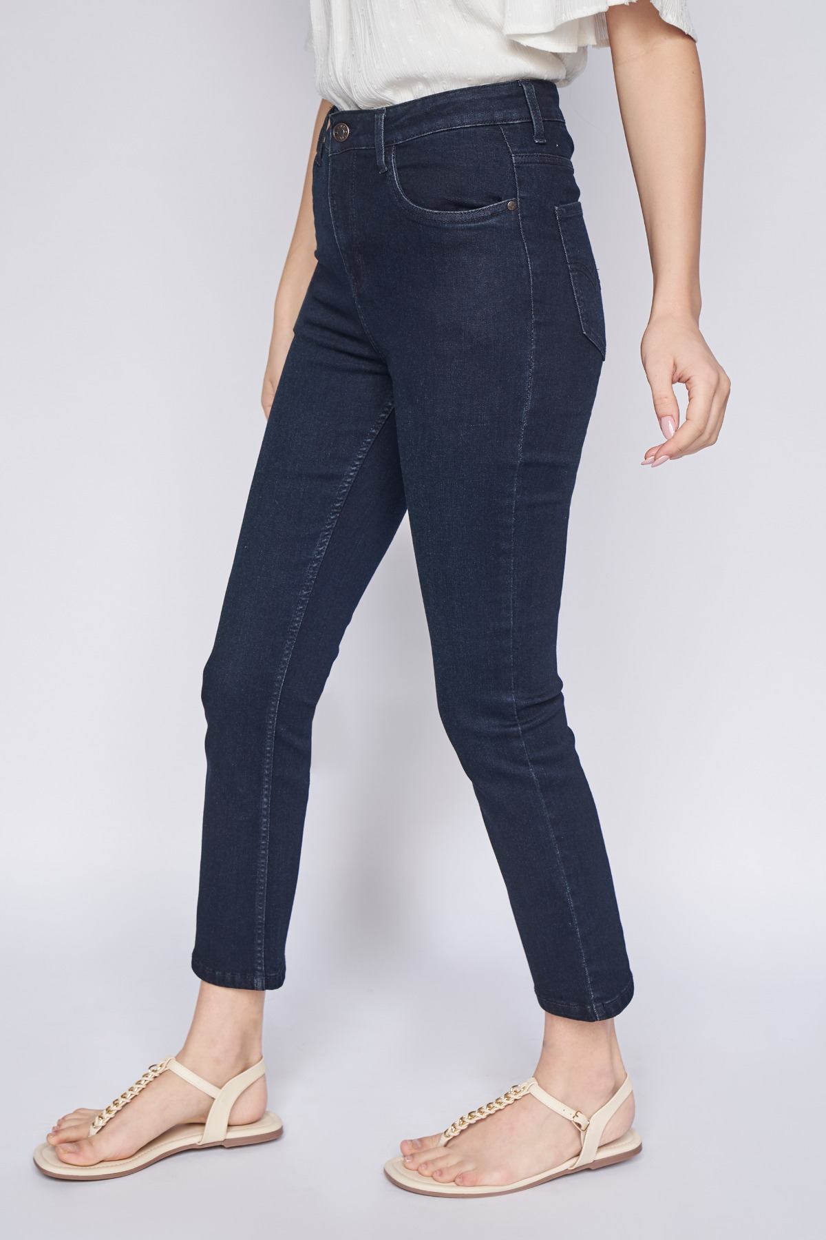 2 - Indigo Solid Straight Bottom, image 3