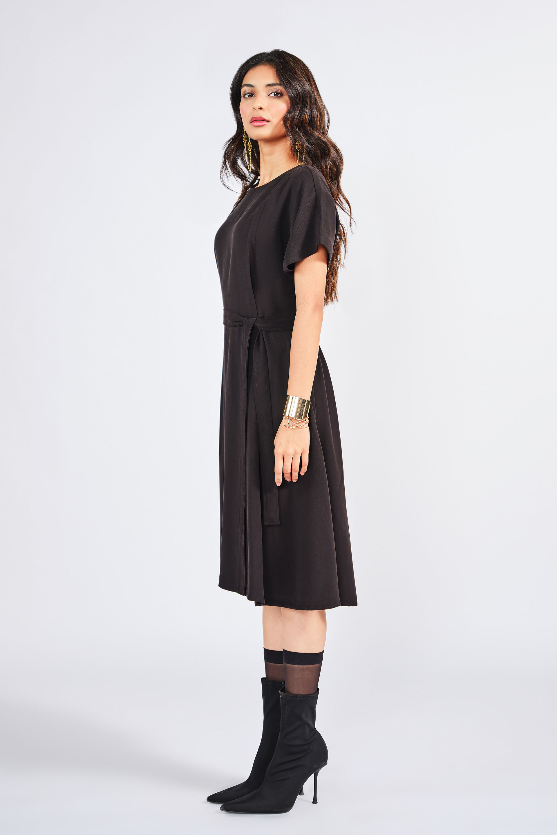 Marston Dress, Black, image 3