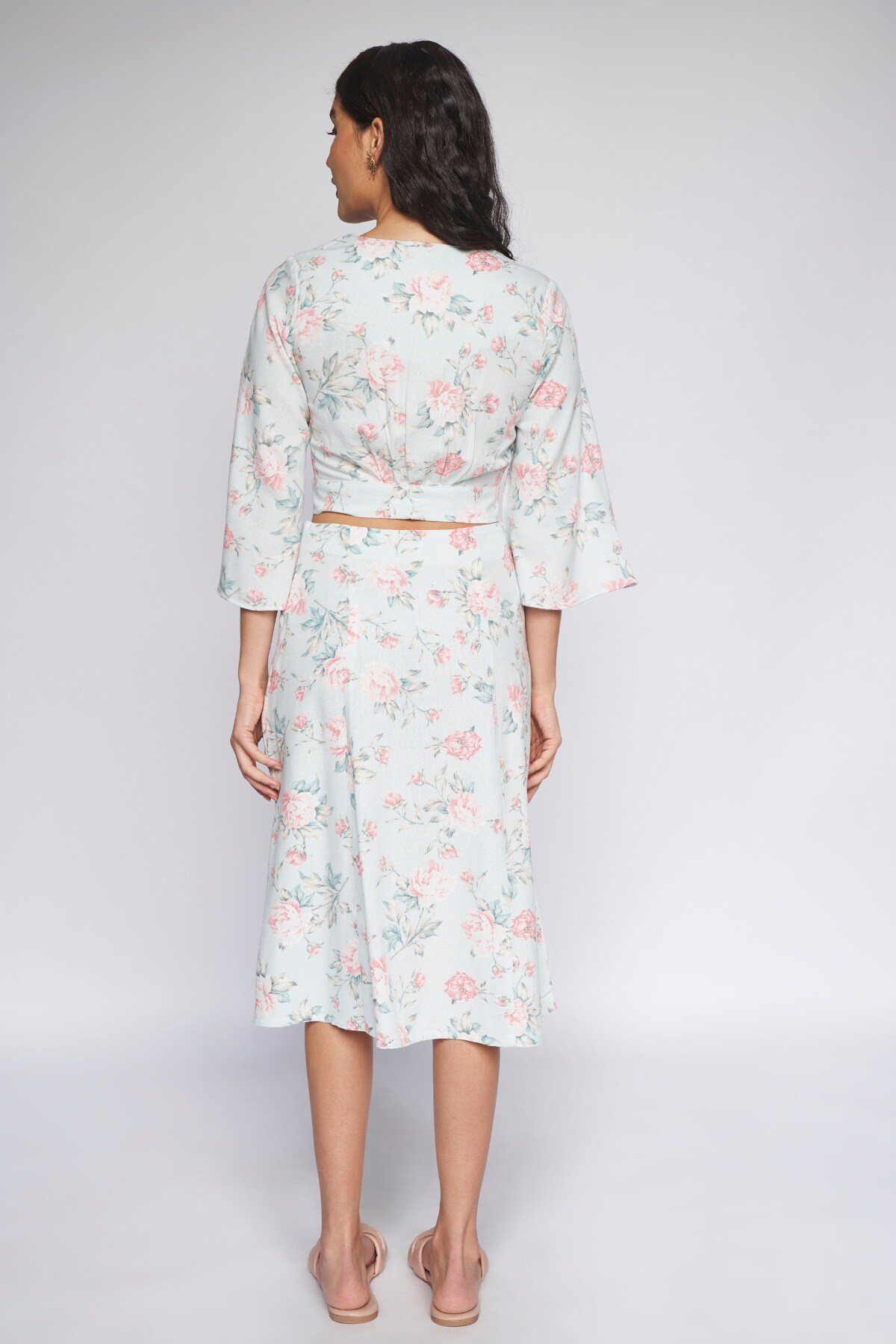 6 - Powder Blue Floral A-Line Set, image 6