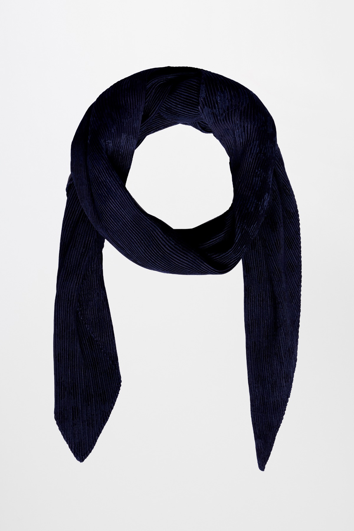 1 - Navy Solid Scarf, image 1