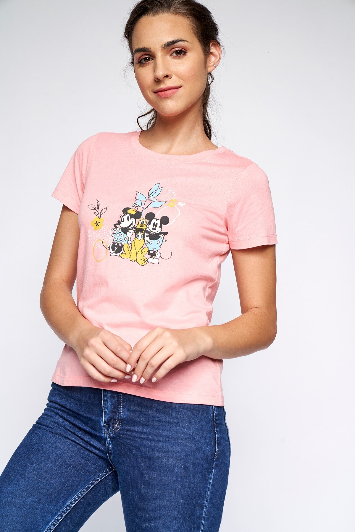 4 - Pink Graphic Straight Top, image 4
