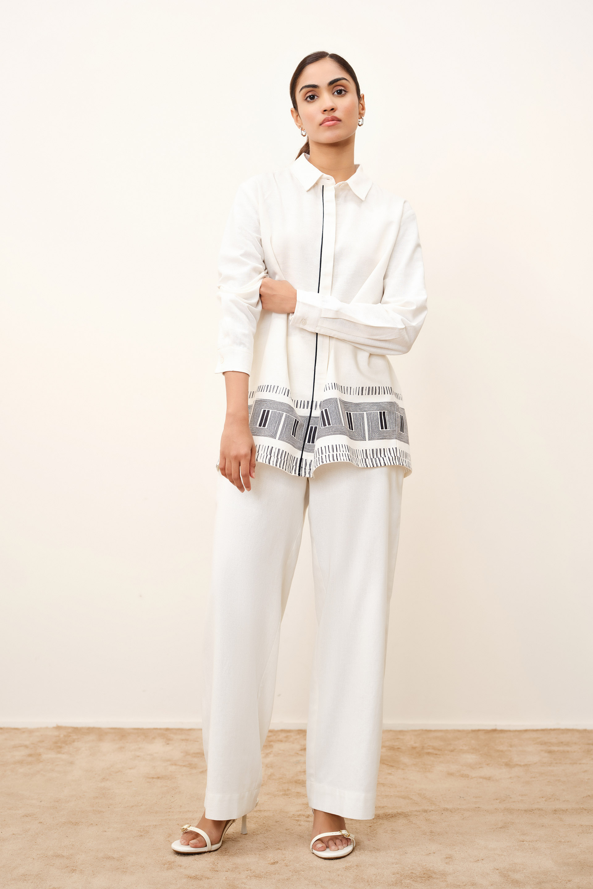 Sabina Beige Shirt, Beige, image 3