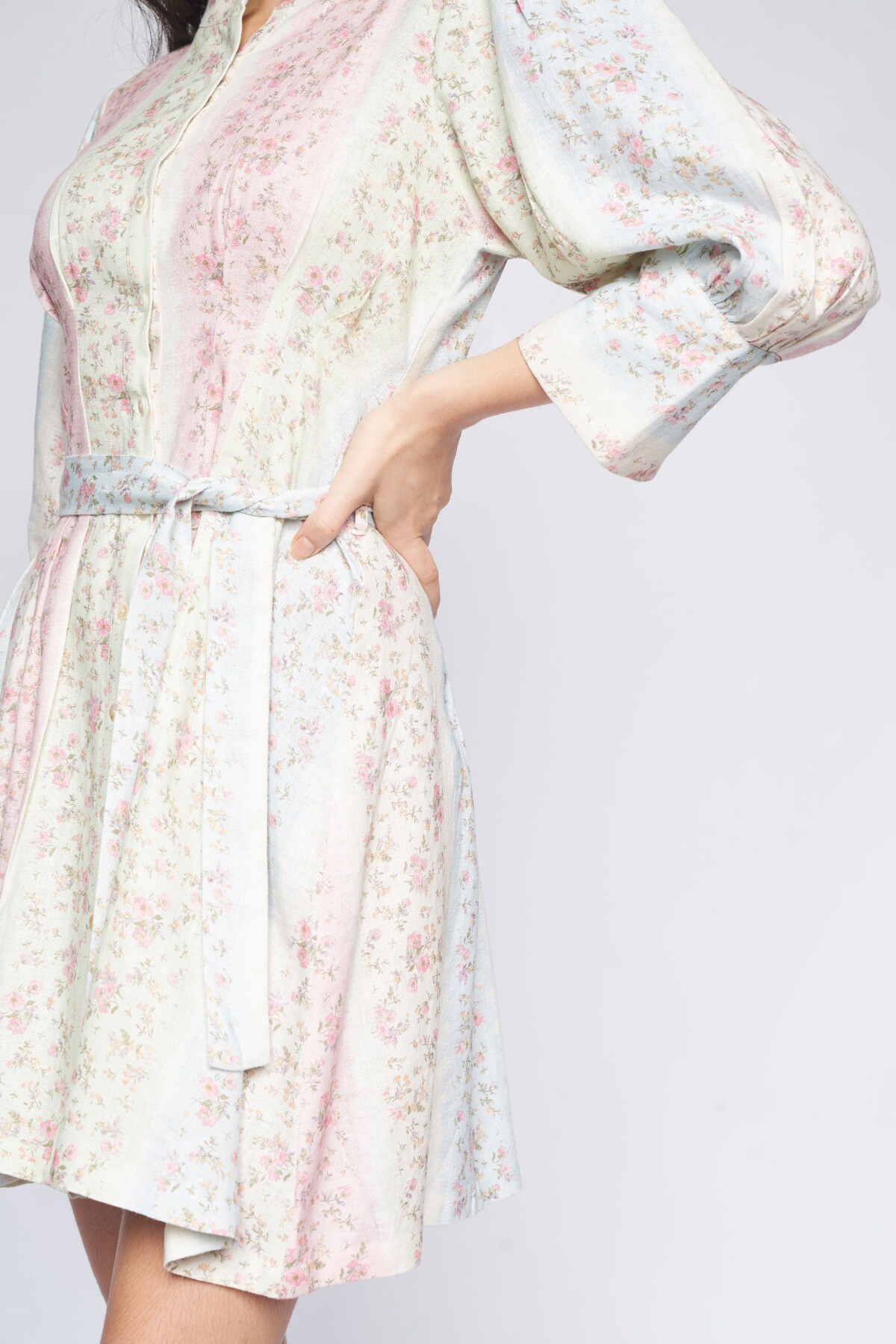 6 - Multi Floral Straight Dress, image 6