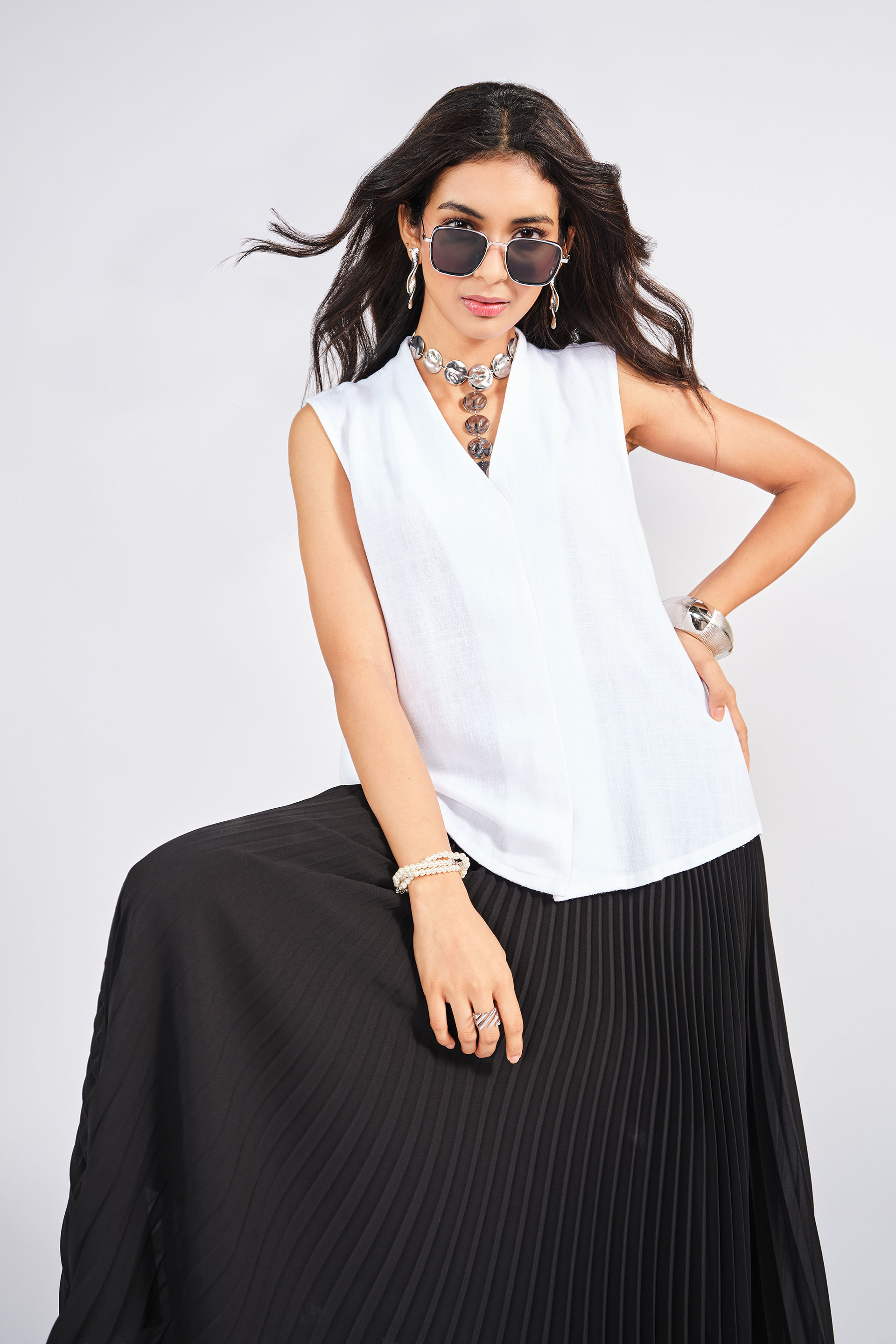 Liko White Top, White, image 3