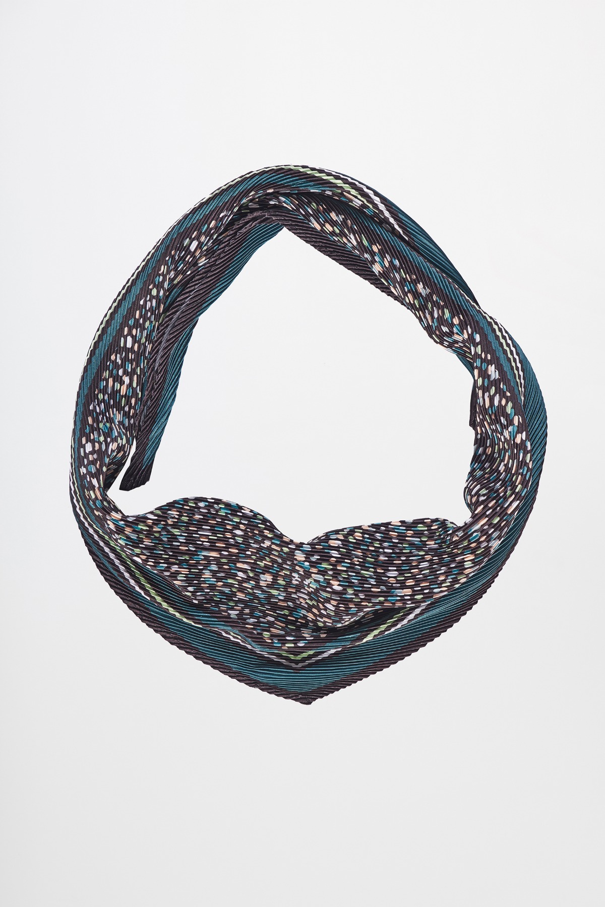 Multi Digital Print Satin Casual Scarf, , image 1