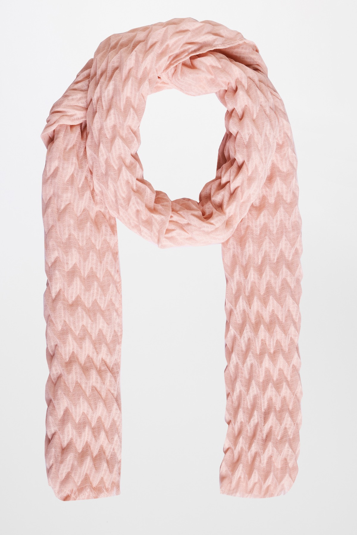 1 - Pink Polyester Scarf, image 1