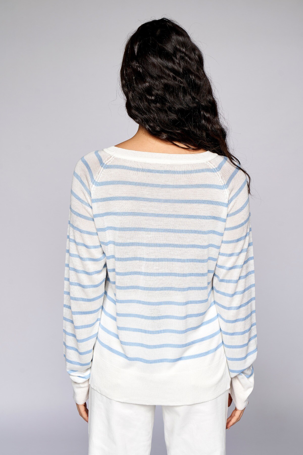 6 - Powder Blue Stripes Straight Top, image 6