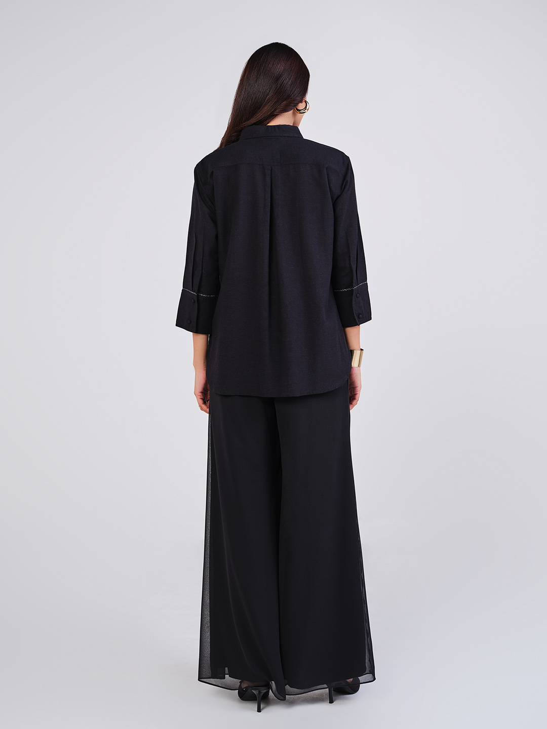 Bold Black Shirt, Black, image 5