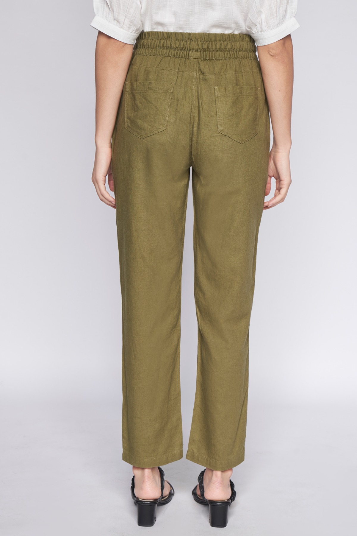 3 - Olive Solid Straight Bottom, image 3