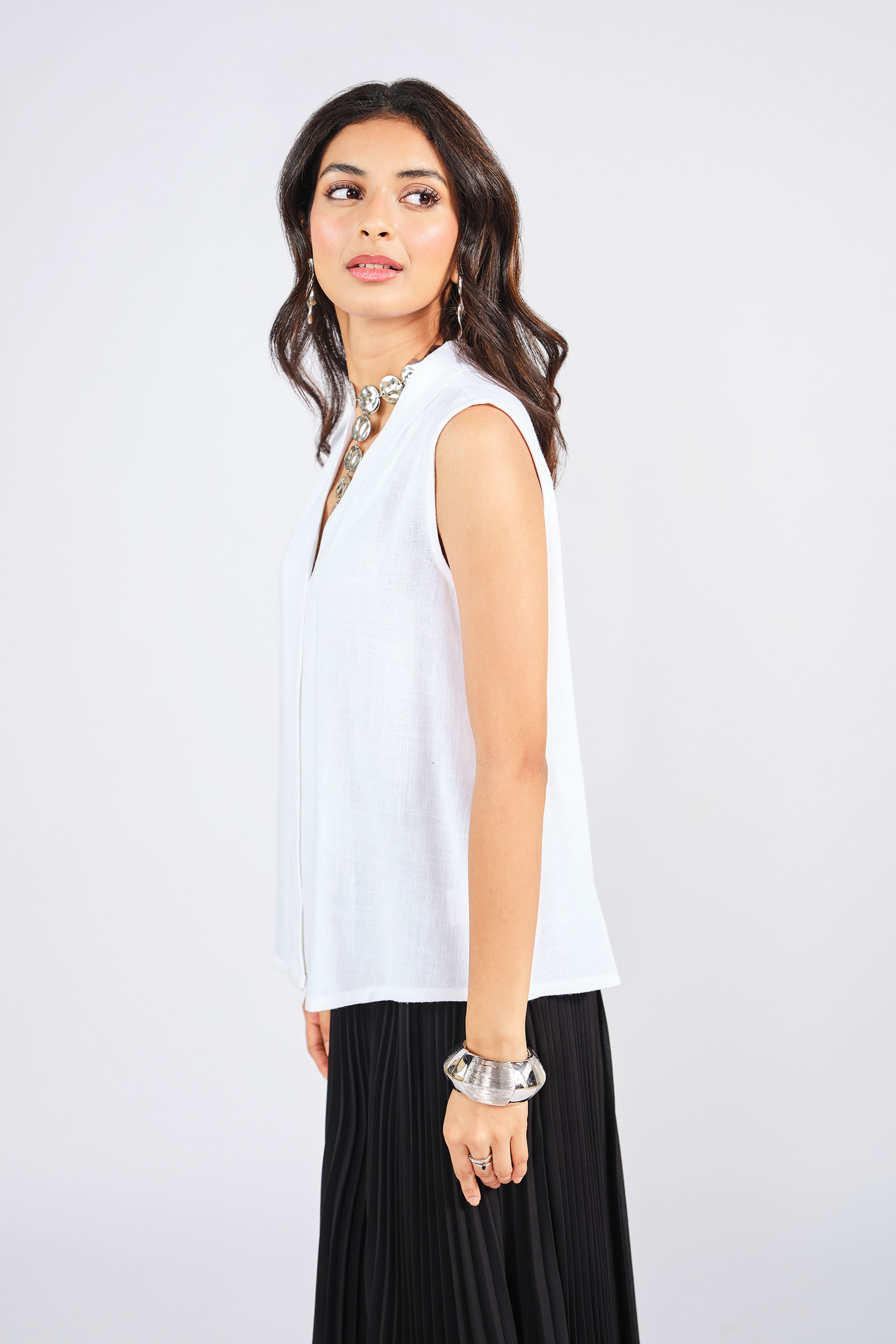 Liko White Top, White, image 4